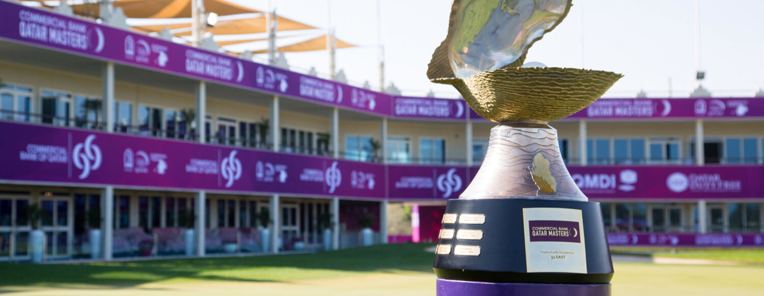 Commercial Bank Qatar Masters Mother of Pearl Trophy