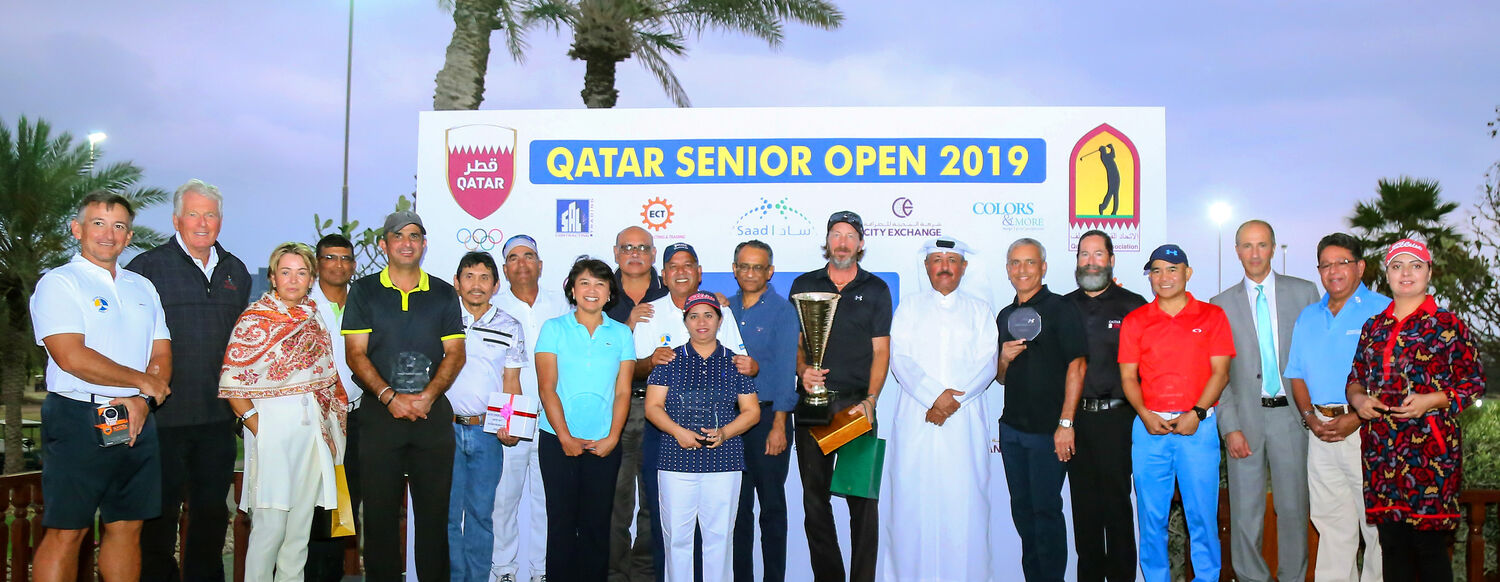 2019 Qatar Senior Open with Champion Claes Byberg