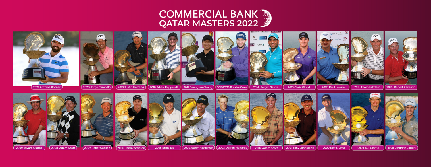 Commercial Bank Qatar Masters Winners 1998 - 2021