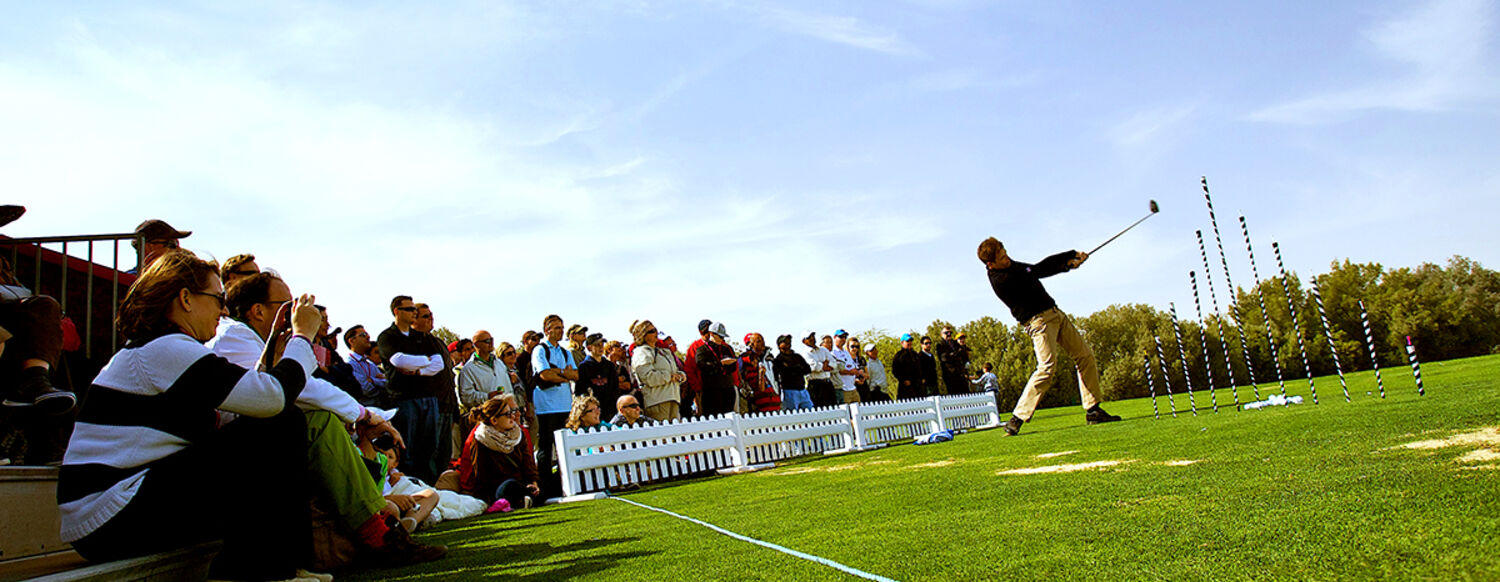 Qatar Masters Golf Tricks @ DGC