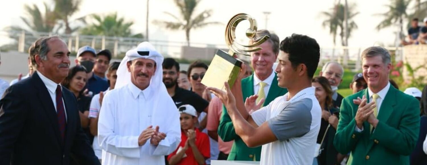 Keita Nakajima with Mohammad Faisal Al-Naimi @ 2021 Asia-Pacific Championship Awarding in Dubai 